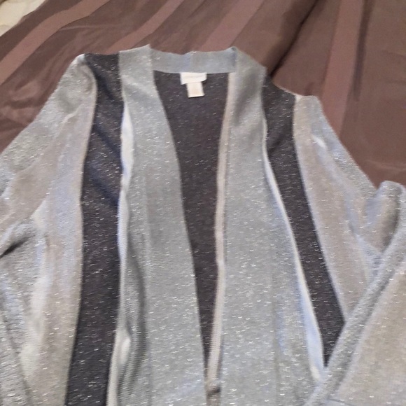 Sparkly shades of silver top - Picture 3 of 3